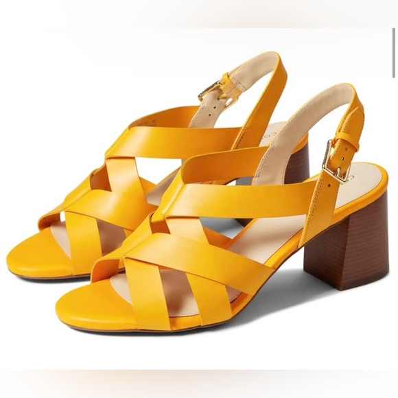 NWOB COLE HAAN JAMIE SANDALS RADIEN YELLOW - Picture 1 of 11